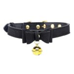 Master Series - Kitty collar med bjelle - svart