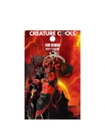 XR BRANDS - Fire Demon - Dildo nøkkelring - Rød/sort - Bilde 3