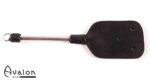 Avalon - OBERON - Spencer Paddle med hull og metallhåndtak med D-ring - Sort
