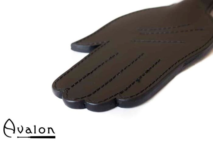 Avalon - PERCIVAL - Paddle med håndform og dråpeformet håndtak - Sort