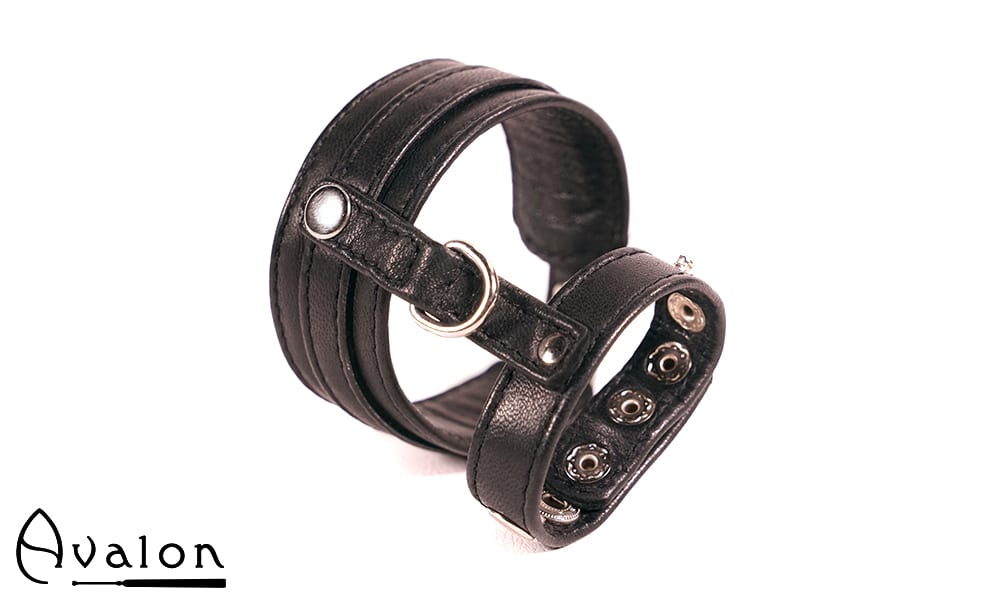 Avalon - ENDURENCE - Cock & Ball Harness med Spenner - Svart