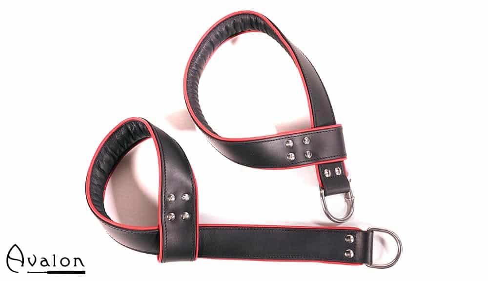 Avalon - AERIAL - Selvjusterende Suspensjoncuffs Svart og Rød