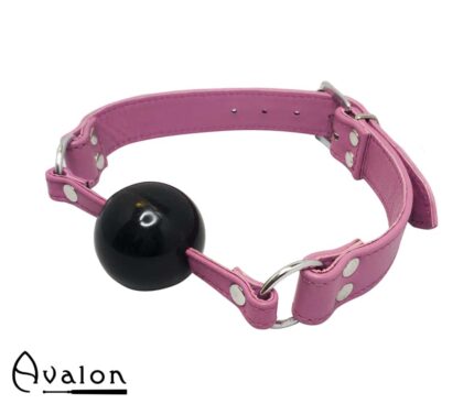 Avalon - QUIET - Rosa Gag med Sort Ball 40 mm