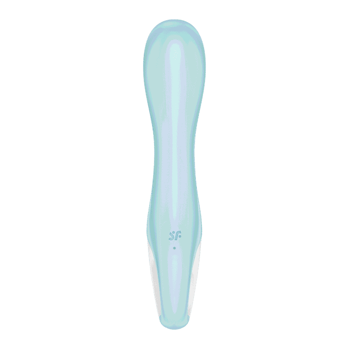 Satisfyer - Pump vibrator 5+ Connect App - Oppblåsbar G-punkts vibrator Blå