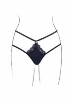 Le Désir Belle - Ami - Truse med Stropper og Gyldne Detaljer - One Size - S til L