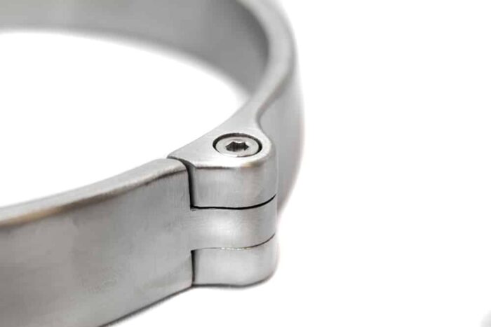 BQS - Massivt stål collar med O-ring - 11,8 cm