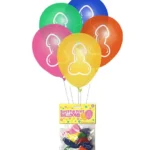 LITTLE GENIE  - Super Fun Penis - Balloons  - 8 pk - Farger