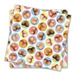 LITTLE GENIE  - Dirty Boobs - 8 pk servietter med pupper