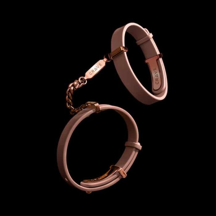 Crave - ID cuff - Armbånd og cuffs i silikon - Rosa og Rosegull - Bilde 4