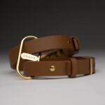 Crave - ICON cuff - Armbånd og cuffs i lær - Brun og Gull - Bilde 6