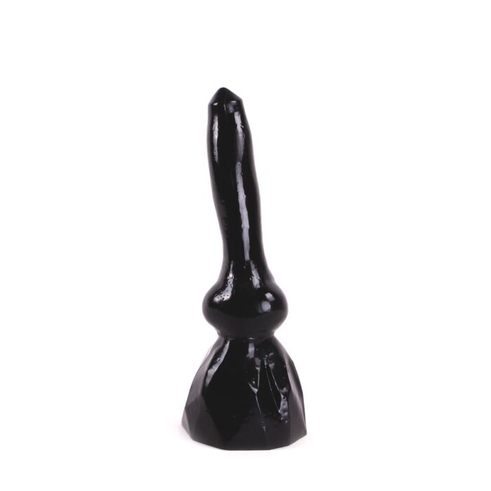 Dark Crystal - sort dildo med stødig bunn - 60