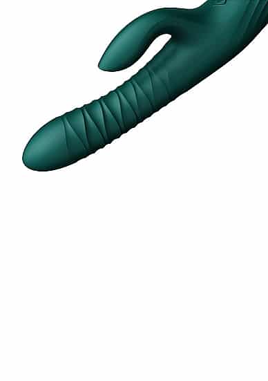 ZALO - Mose - Thrusting rabbitvibrator - Grønn