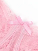 Gnist Undertøy - Rosa kjole med korsettdetaljer - Bilde 6