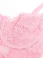 Gnist Undertøy - Rosa kjole med korsettdetaljer - Bilde 2