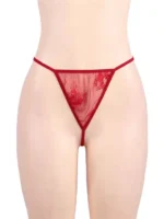 Gnist -  Luksuriøs Kimono - Blonder - Rød - Bilde 10
