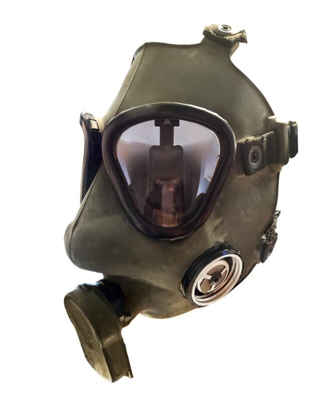 Gassmaske uten Filter - Overskuddsmateriell Forsvaret