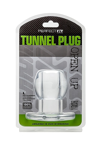 Perfect Fit - Tunnel Plug, Large, Transparent
