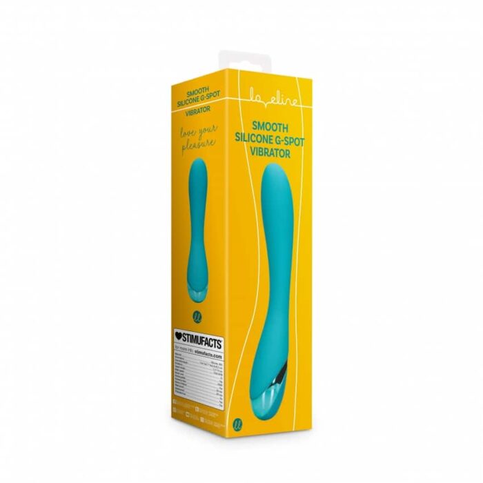 Loveline - Smooth Silicone G-punkt Vibrator - Turkis