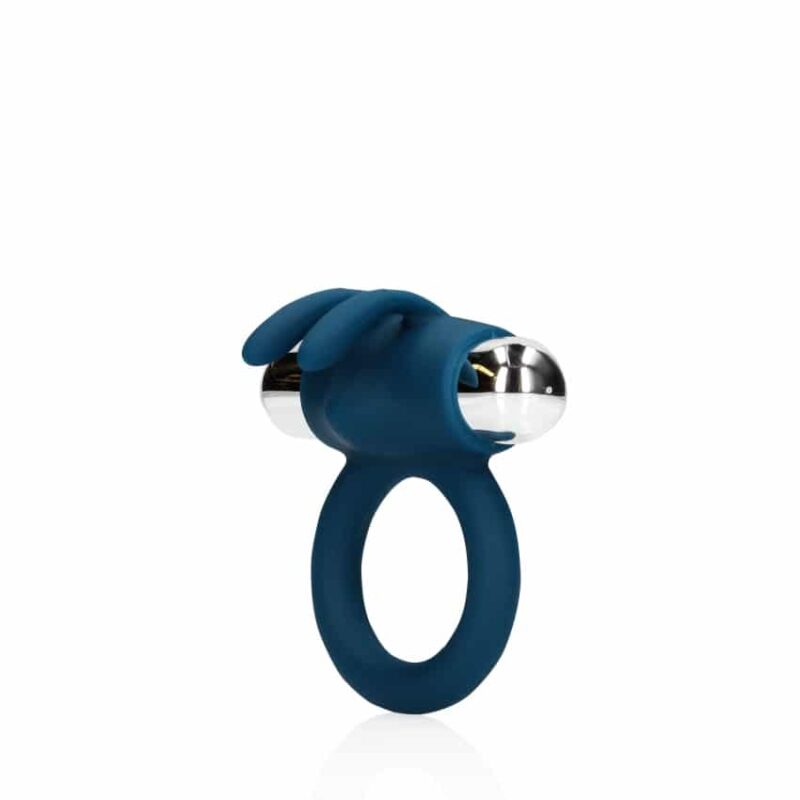 Loveline - Vibrating Rabbit Cock Ring - Blå