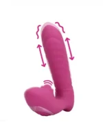 Loveline - Thrusting og tapping vibrator - Rosa