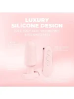 Loveline - The Velvet - Buttplug med Vibrasjoner og Fjernkontroll - Rosa - Bilde 2