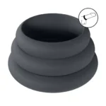 Levelz - 1 - 3 pk Brede silikonringer - S/M/L