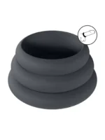 Levelz - 1 - 3 pk Brede silikonringer - S/M/L