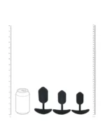 Levelz - 2 -Buttpluggsett med 3 plugger med vekt - Bilde 4