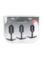 Levelz - 2 -Buttpluggsett med 3 plugger med vekt - Bilde 2