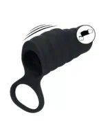 L Levelz - 3 - Vibrerende penissleeve med riller