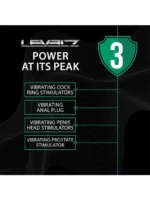 Levelz - 3 - Hexagonformet buttplugg med vibrasjon - Large - Bilde 2