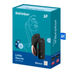 Satisfyer Little Secret - Trusevibrator med APP og Fjernkontroll - Sort