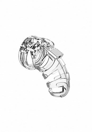 Man Cage - Model 2 - Kuklås 3,5" Transparent