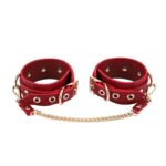 BDSM Deluxe sett med 5 deler og veske - Red