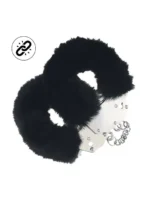 Ouch! Heavy-duty - Fluffy håndjern - Sort