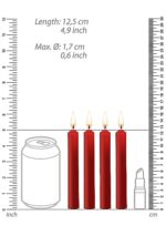 OUCH! - Teasing Wax Candles- 4 pk parafin vokslys - Rød