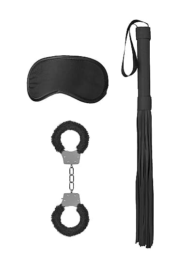 Ouch! Black & White -  Introduksjons Bondage Sett #1  - 3 deler - Sort