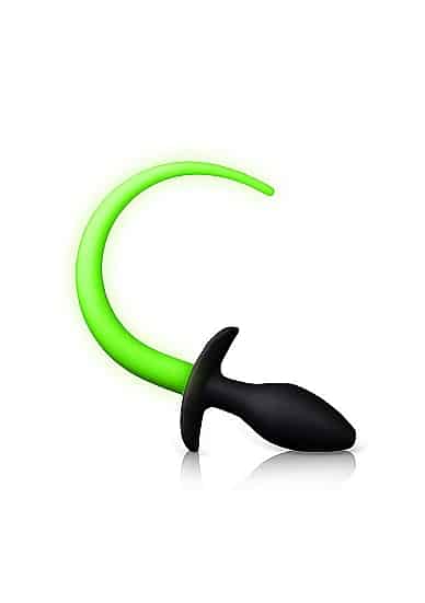Ouch! Buttplug med Hale - Glow in the Dark