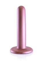 OUCH! - Smooth Silicone - Enkel dildo med sugekopp - Rosa