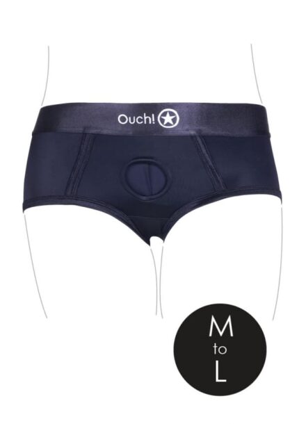 Ouch! Vibrating Strap-on Brief - M/L