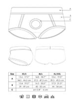 Ouch! Vibrating Strap-on Brief - XS/S