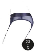 Ouch! Vibrating Strap-on Thong med Strømpebånd - XS/S