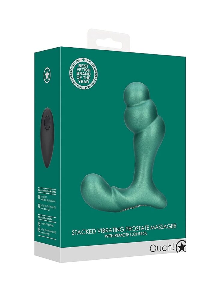OUCH! - Prostatavibrator - Stacked - Grønn
