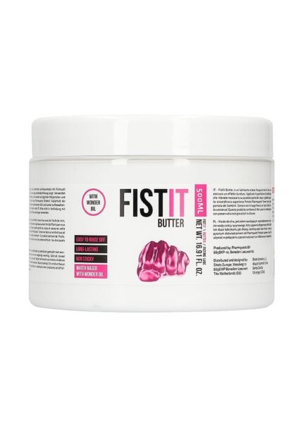 Fist It - Butter  - Vannbasert Glidemiddel med wonder oil - 500 ml