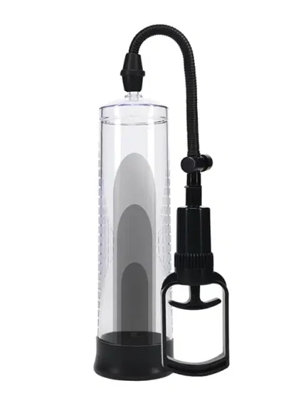 Pumped - Basic pump 2 - Penispumpe med håndgrep - Blank