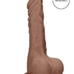 RealRock - Dildo med pung - 10" / 27 cm - Tan