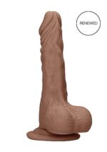 RealRock - Dildo med pung - 10" / 27 cm - Tan