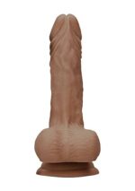 RealRock - Dildo med pung - 10" / 27 cm - Tan