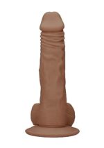 RealRock - Dildo med pung - 10" / 27 cm - Tan