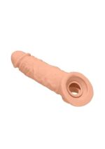 RealRock - 8" / 20 cm - Myk Penisforlenger - Lys Hudfarge
